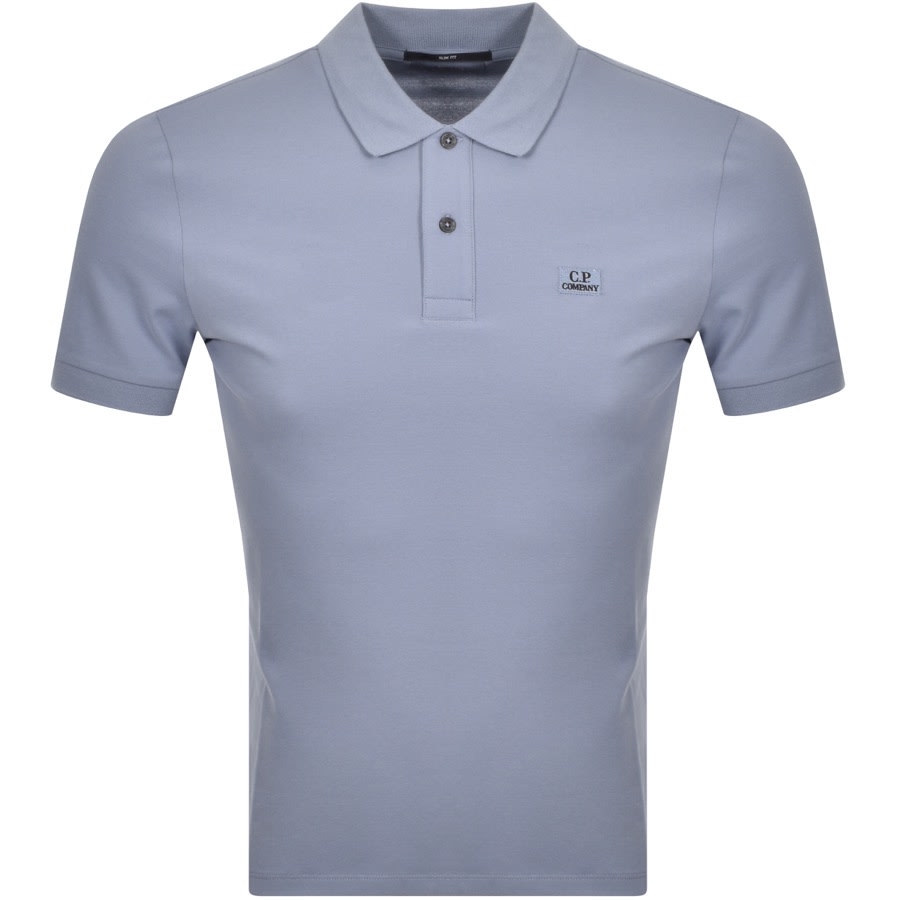 Alternative Image for ProductCP Company Logo Short Sleeved Polo Blue1